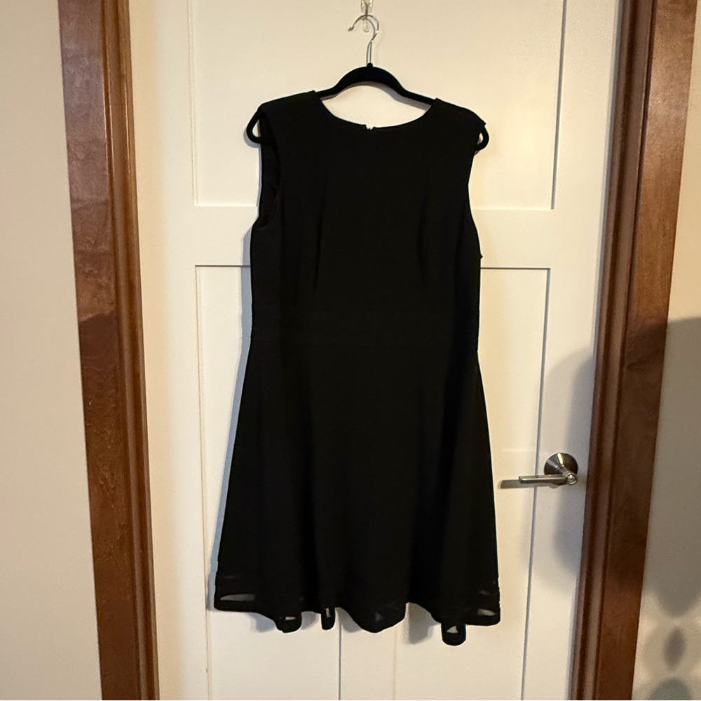 Calvin Klein black A Line cocktail dress